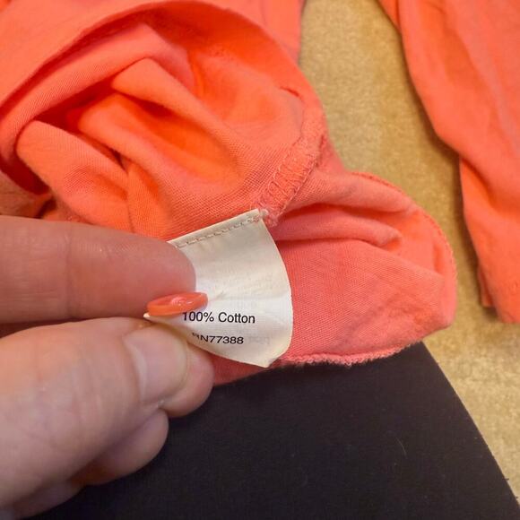 J. Crew 3 Top Bundle Medium Tees Ruffles, Henley, Perfect Fit VGUC Y2K - Picture 14 of 14